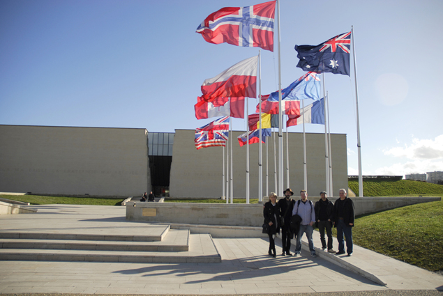 Cartoonists at Memorial de Caen